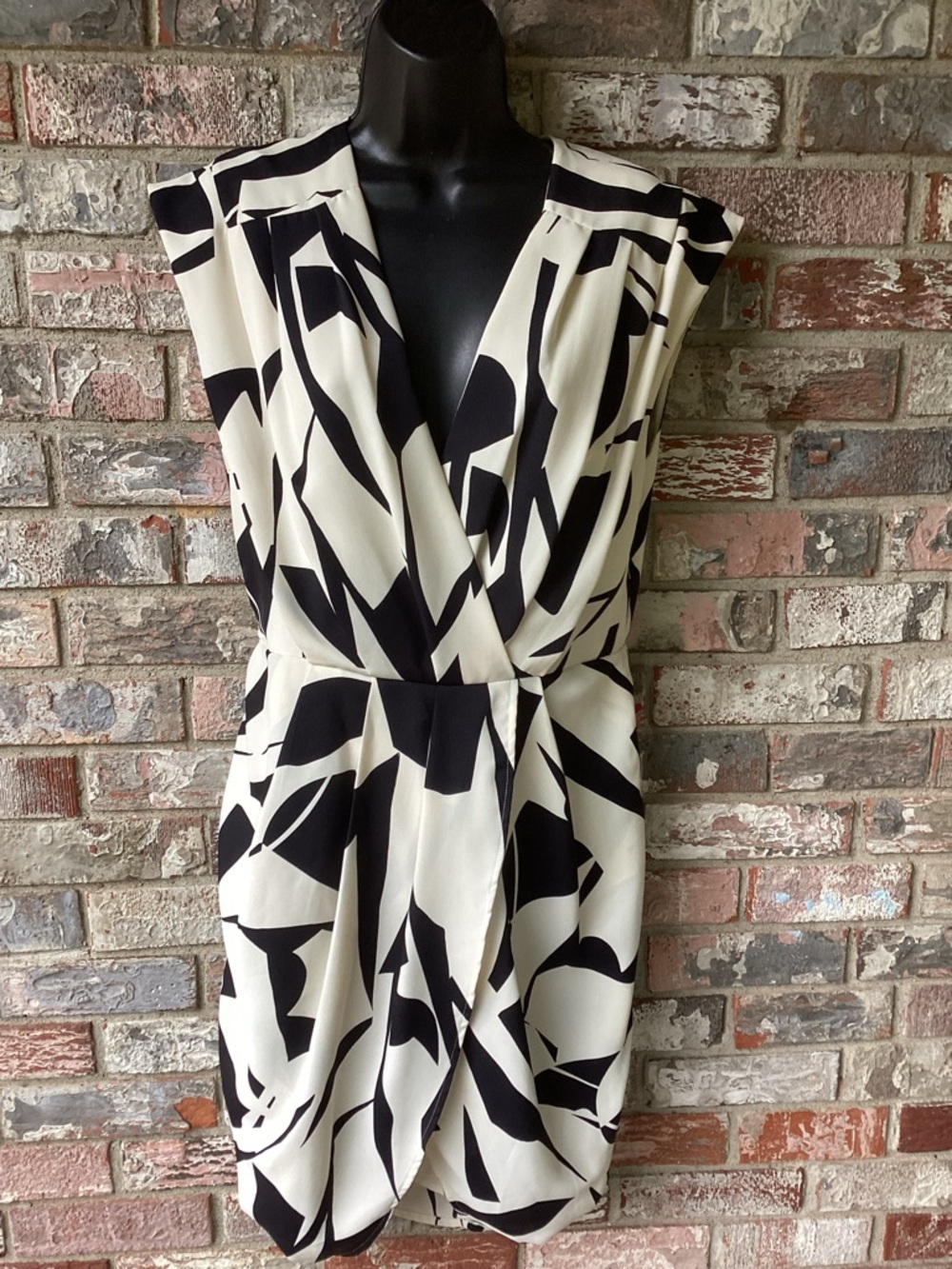 Express Neutral Cream Top with Brand Tag